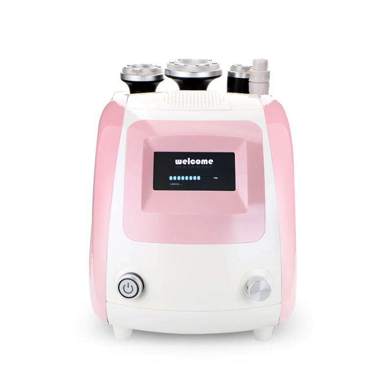 Pink 3in1 Vacuum Radio Frequency Photon Massage Machine 