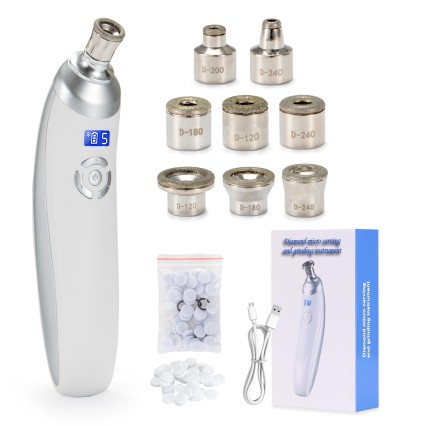 Diamond Microdermabrasion Device With 9 Diamond Tips 5 Suctions For All SkinType
