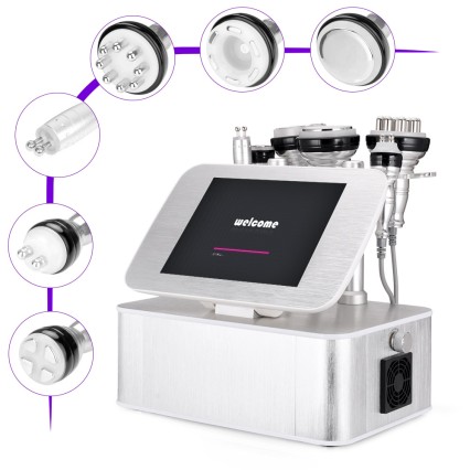 UNOISETION 6 in 1 Ultrasonic Cavitation Machine Profesional Body Shaping Face Lifting for Small Beauty Studios	