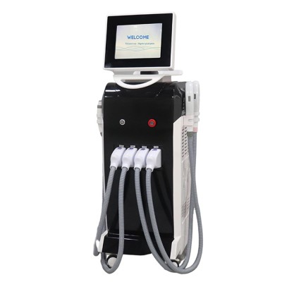 Multifunctional 4 In 1 IPL Yag Laser RF Tattoo Hair Removal Machine
