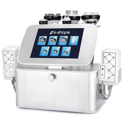 Metal 7 in 1 S Shape 30K Cavitation Body Contouring Machine