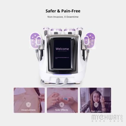 6-in-1 30K Ultrasound Cavitation Machine – Vacuum RF & Lipo Laser for Fat Loss & Skin Care