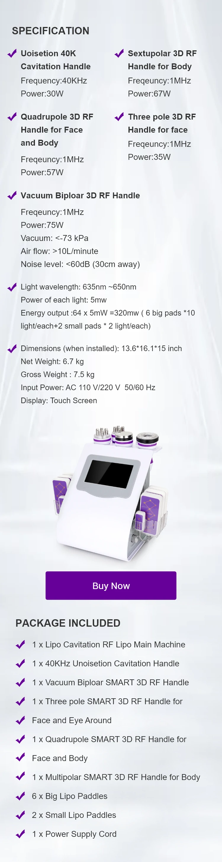 Best Ultrasonic Cavitation for Home Use-Unoisetion 6 in 1