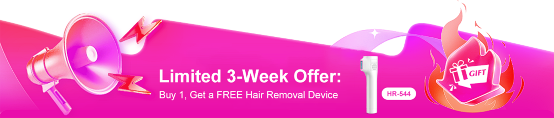 Limited 3-Week Offer: Buy 1, Get a FREE Hair Removal Device