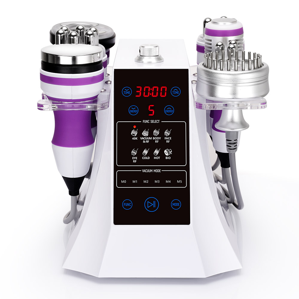 40K 7 in 1 Ultrasound Cavitation Massage R-F Vacuum Machine