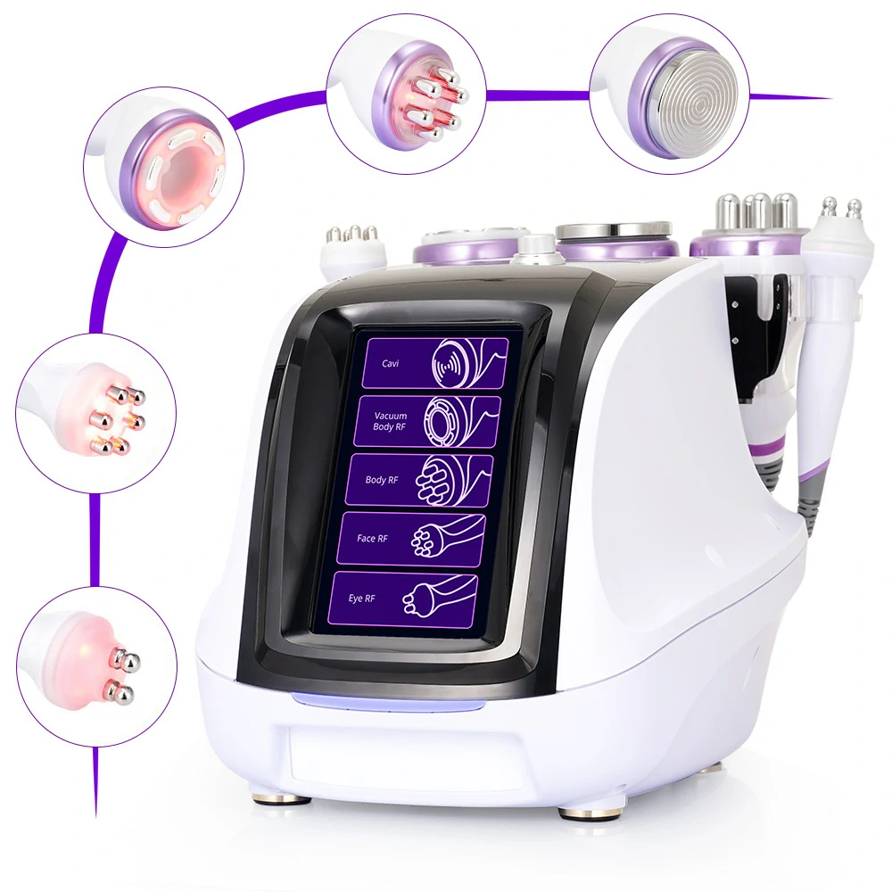 Machine De Sculpteur Corporel 5 En 1 (40K Cavitation) + Chariot - Appareil Minceur Neuf