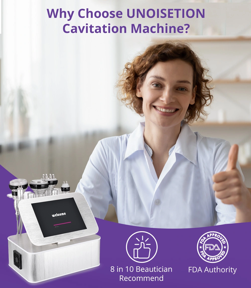 40K Body Shaping 6 in 1 Cavitation Machine with Lipo Laser