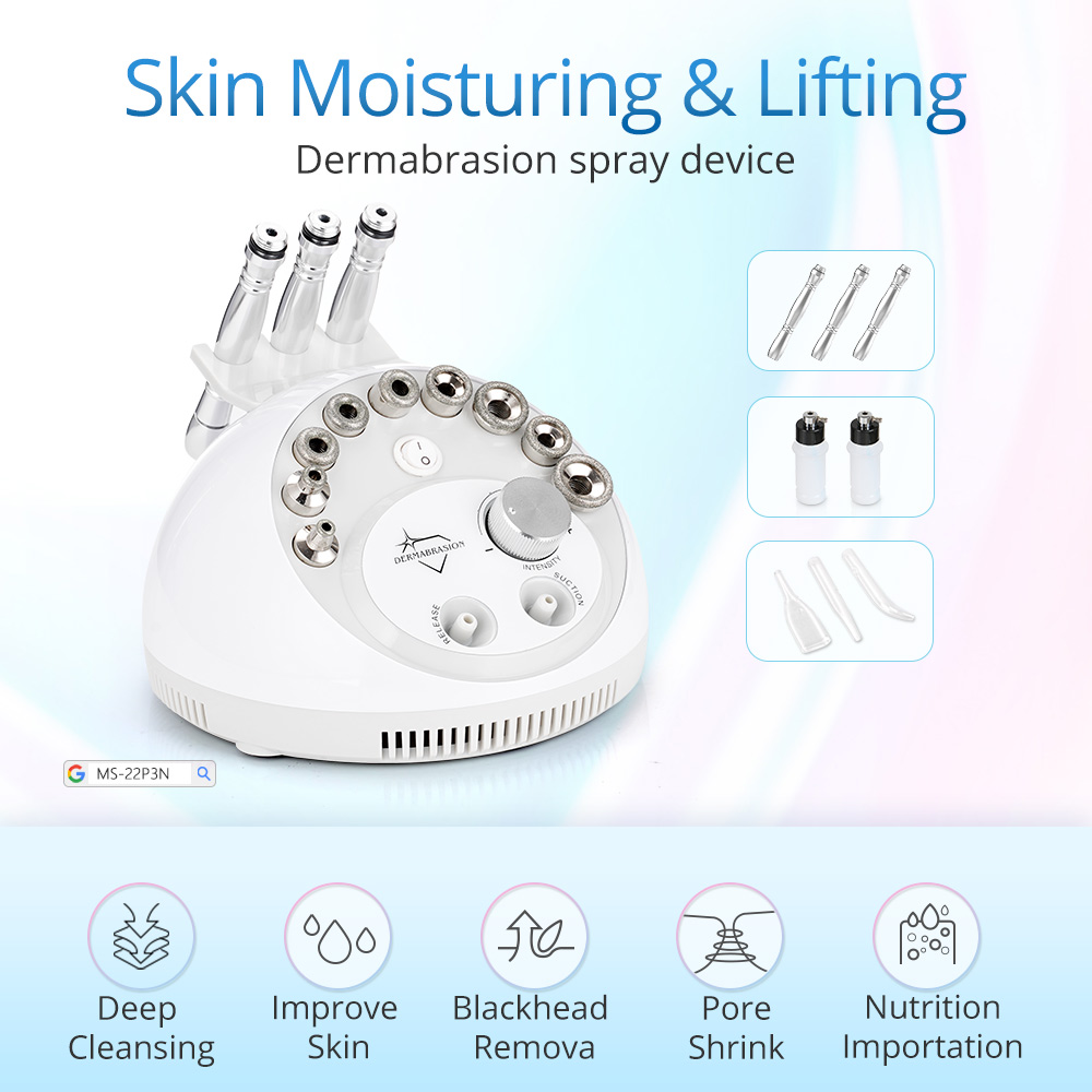 Diamond Microdermabrasion Machine, 3 in 1 Microdermabrasion 