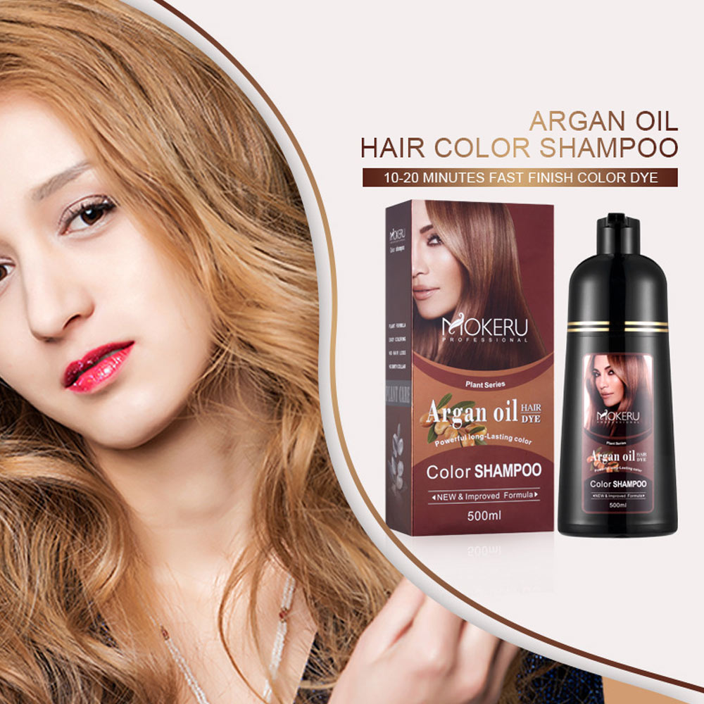 Deep Brown Hair Shampoo Hair Color Shampoo 3 In 1 Hair Dye Shampoo