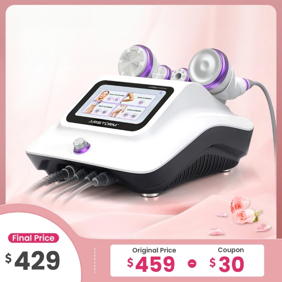 ARISTORM S Shape Cavitation Machine Body Slimming Skin Firming Facial Lifting for Home Use