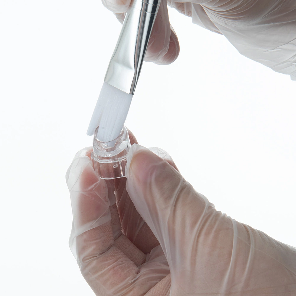 Close-up showing cleaning of a removable FC-68S1 Hydro treatment tip